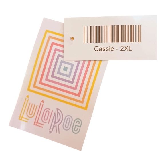 NWT Lularoe Blue Red Polka Dot Cassie Pencil Skirt Size 2XL XXL - Picture 2 of 4